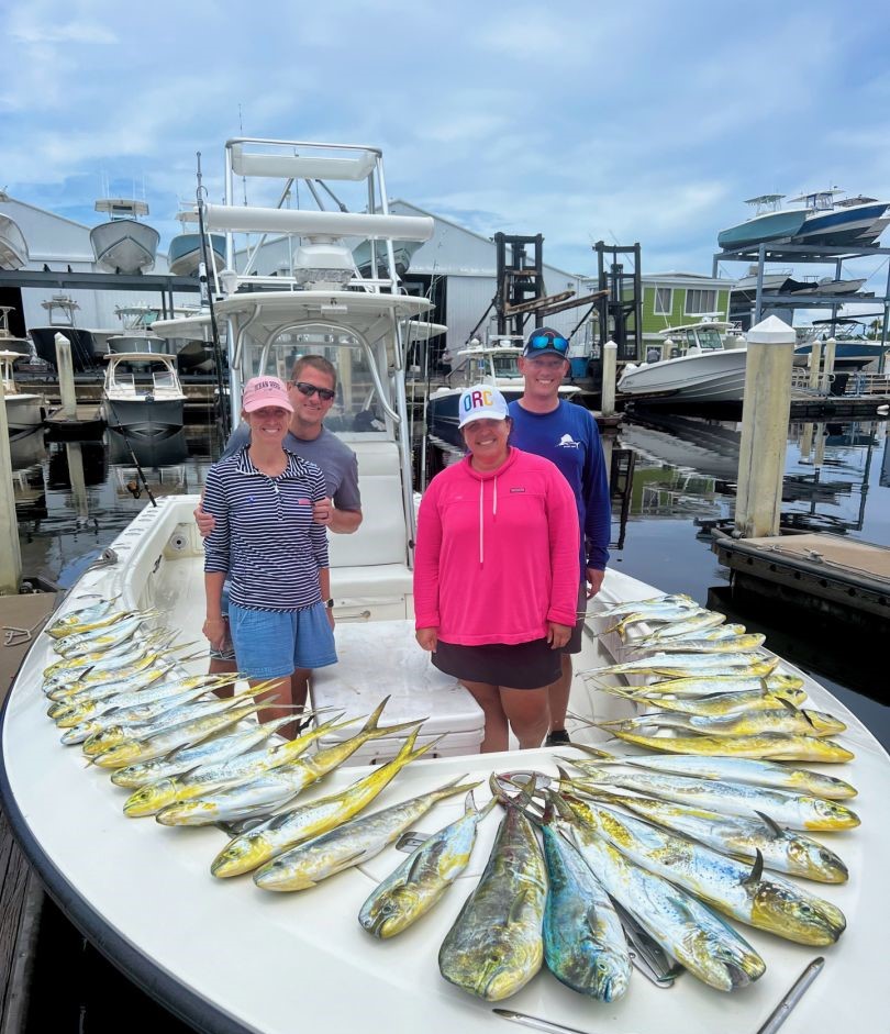 Two people fishing in Key Largo