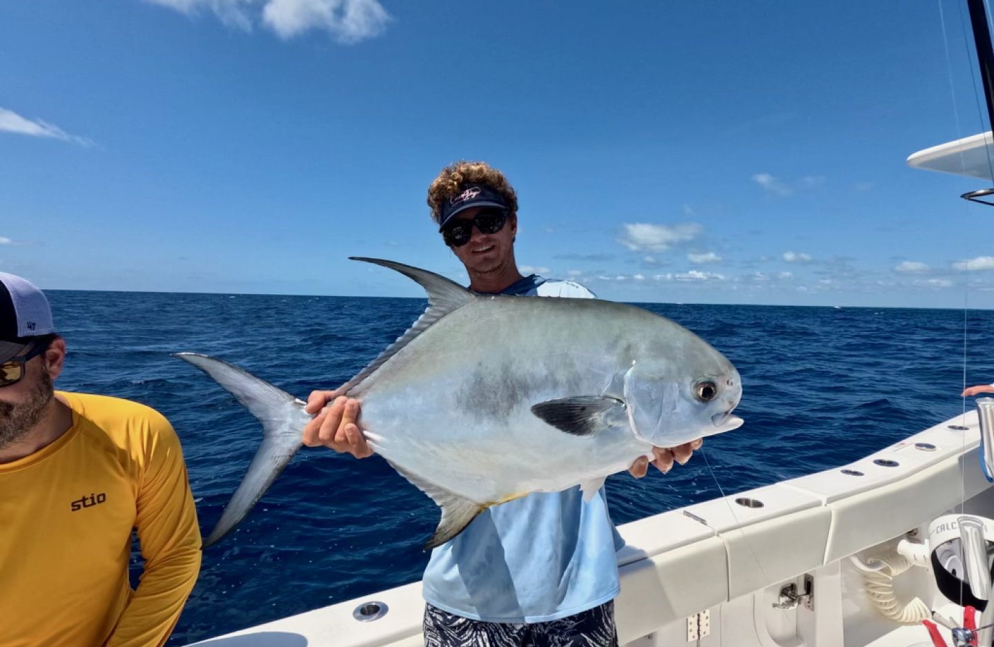 Permit fish caught by angler in Key Largo