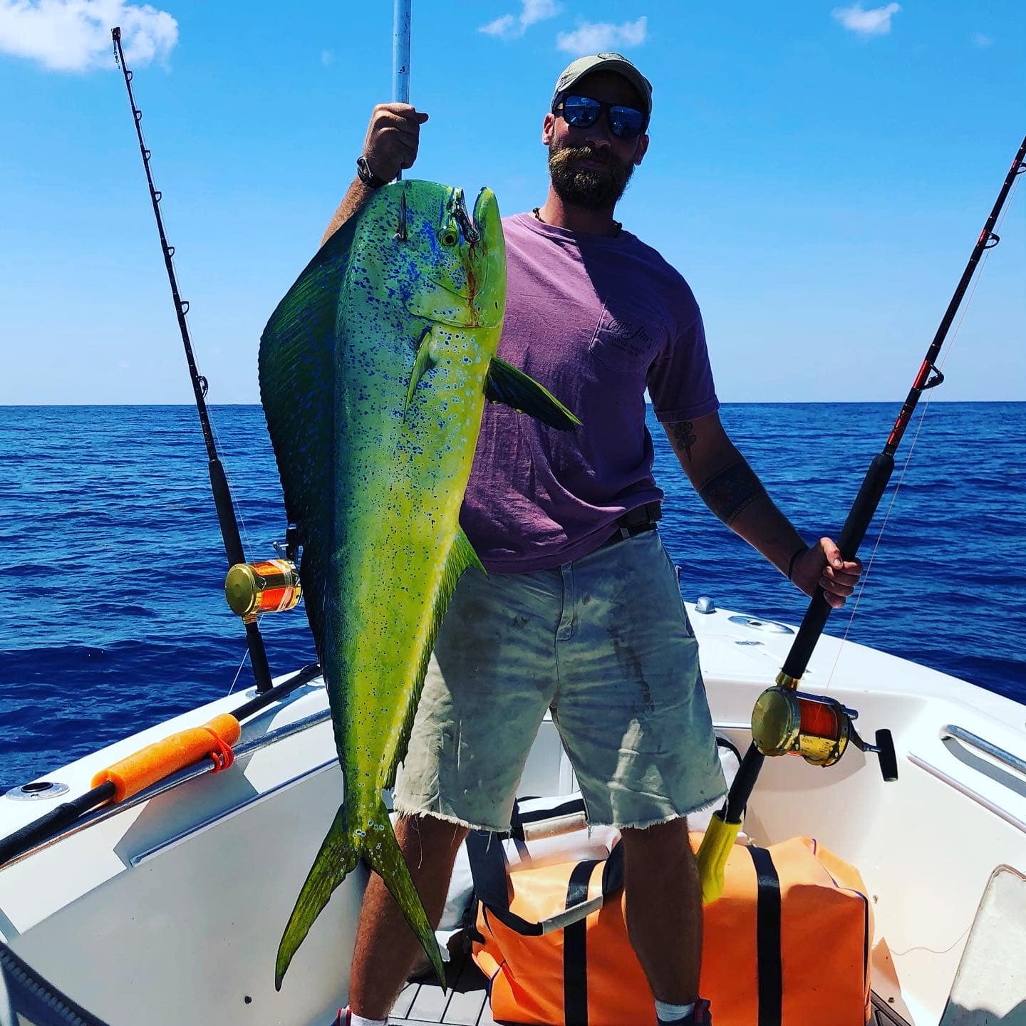 Angler with a 37-inch fish caught in Morehead City
