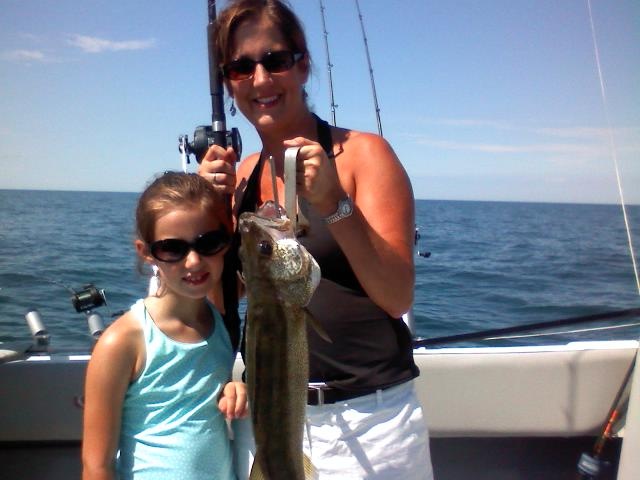Two people fishing in OH