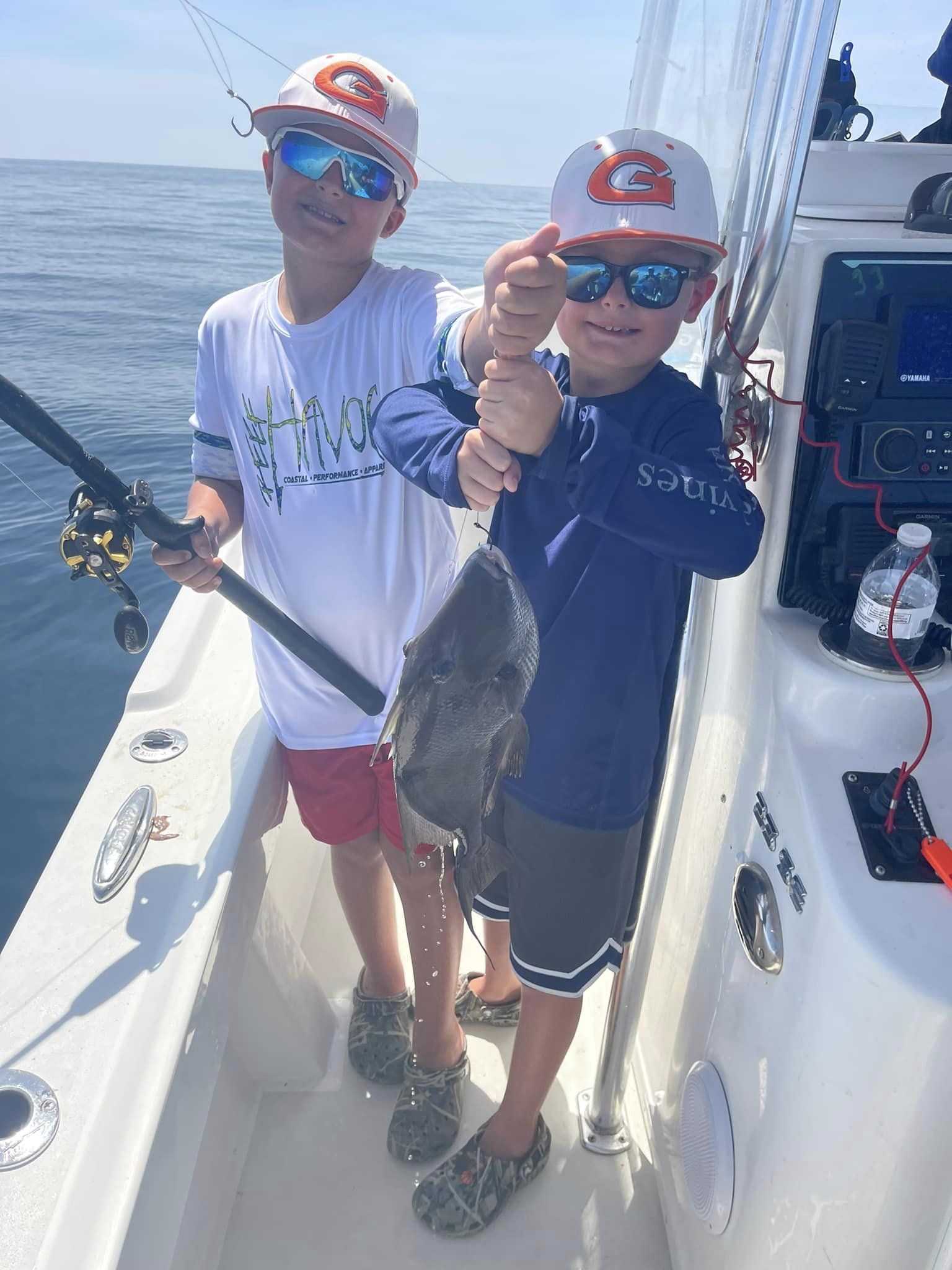 Two anglers fishing at Panama City Beach