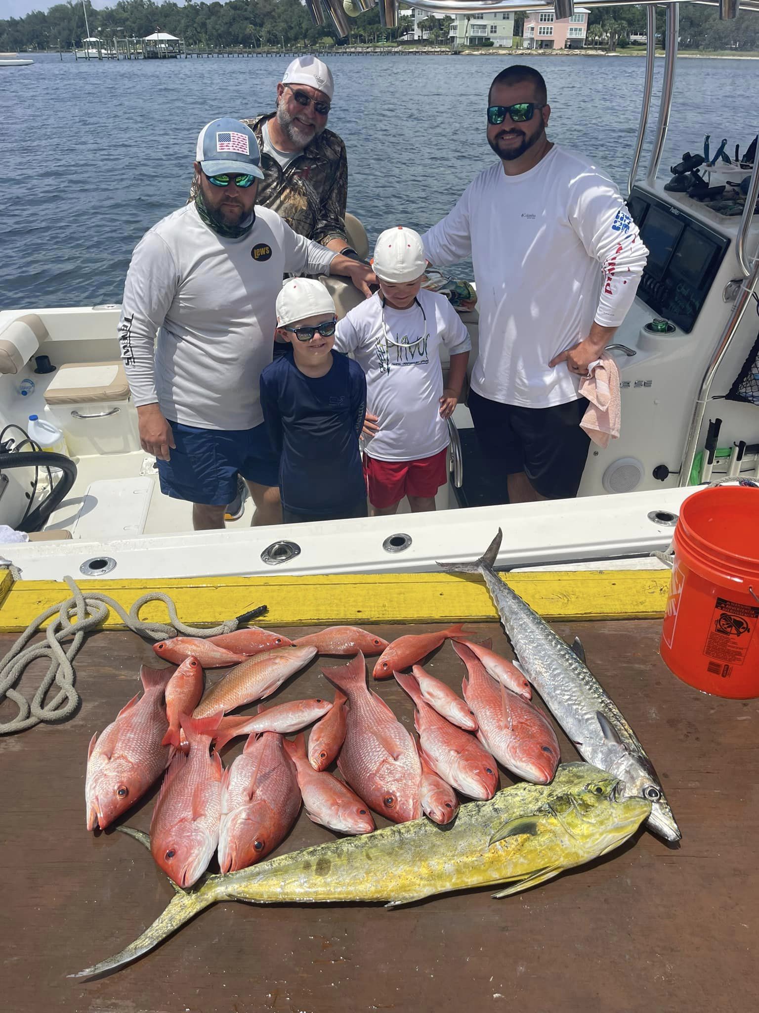 5 King Mackerel fish caught in FL