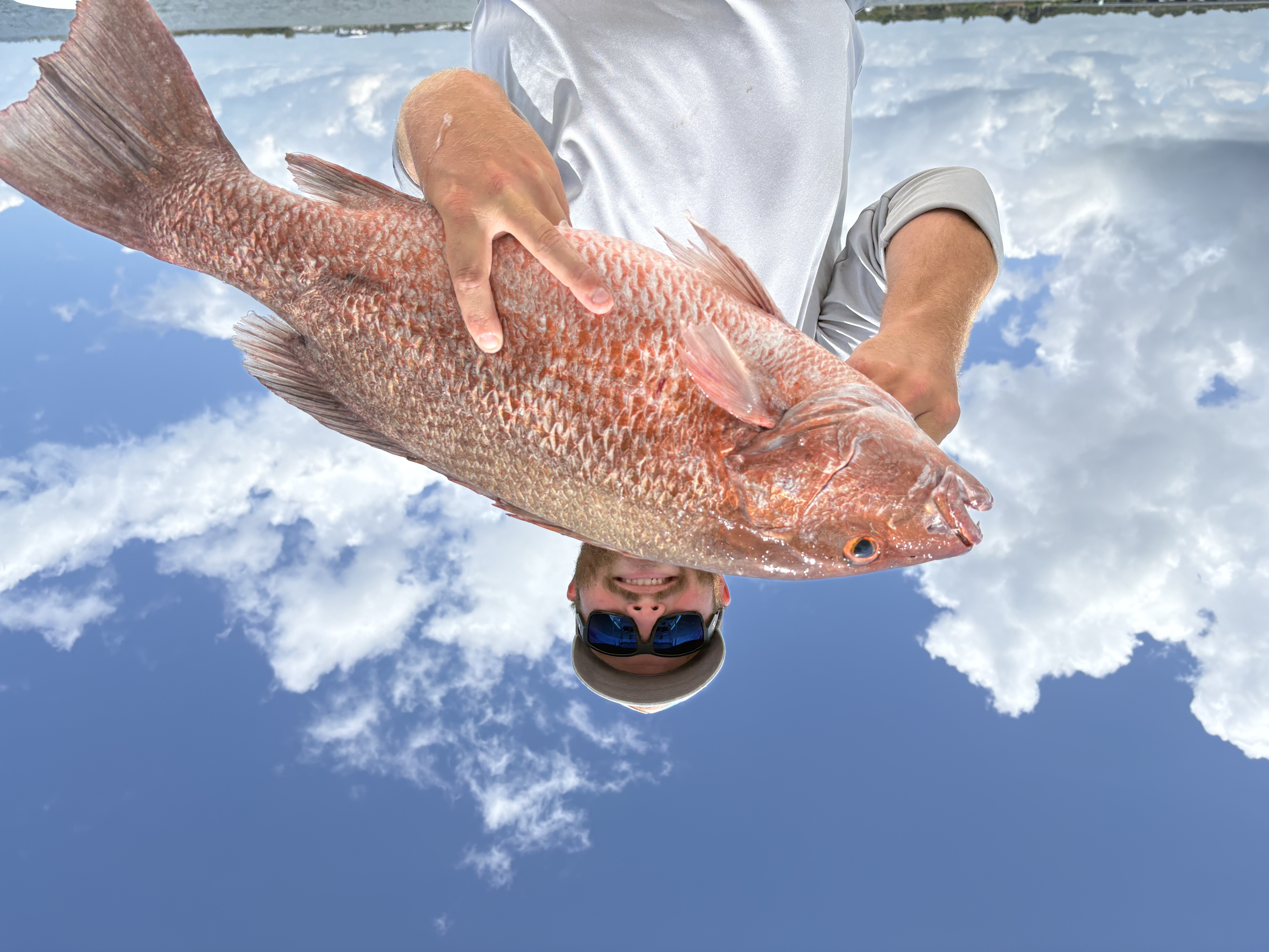 Grey snapper caught while fishing in Palm Bay FL waters