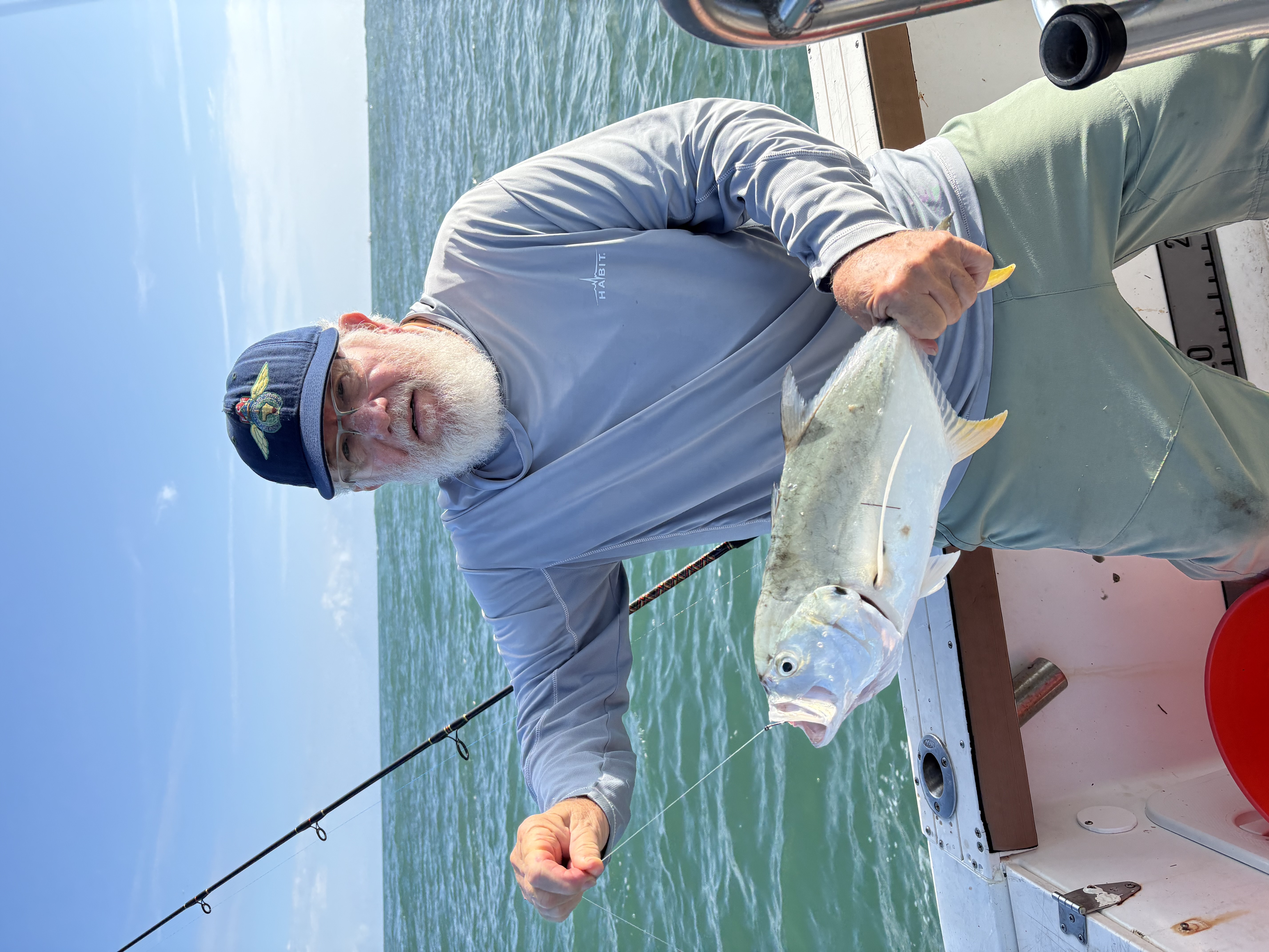 Crevalle jack caught during fishing trip in Palm Bay FL waters