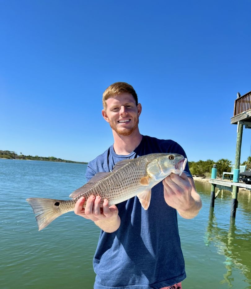 Redfish caught while fishing in Palm Coast