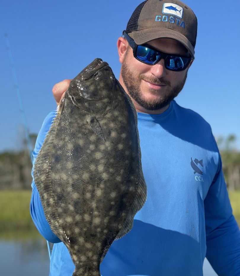 Summer flounder caught while fishing in FL