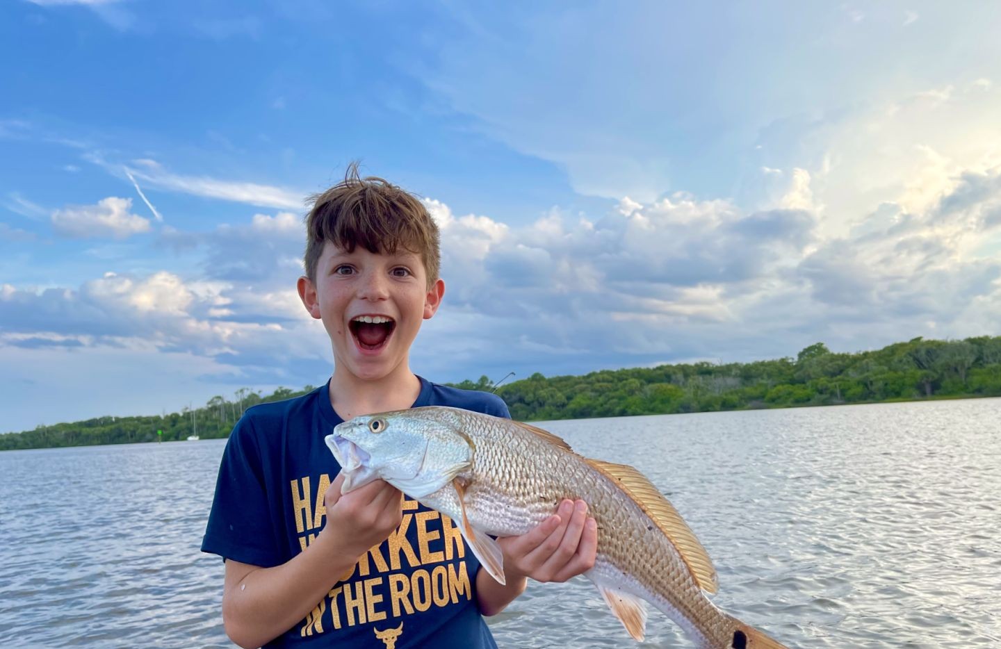 Full-day inshore fishing charter boat on Palm Coast Florida waterways targeting coastal species