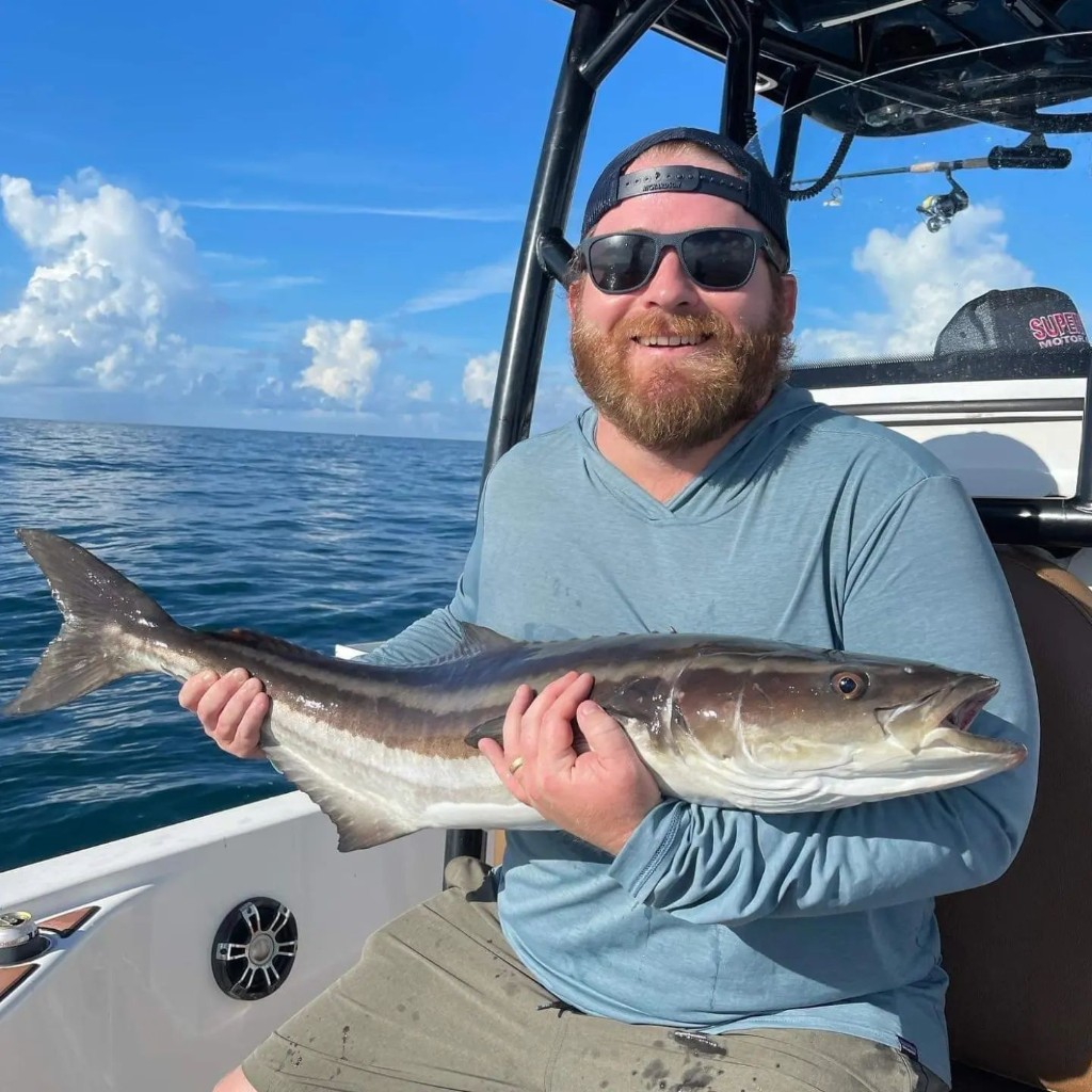 Cobia, a huge saltwater fish, caught in SC