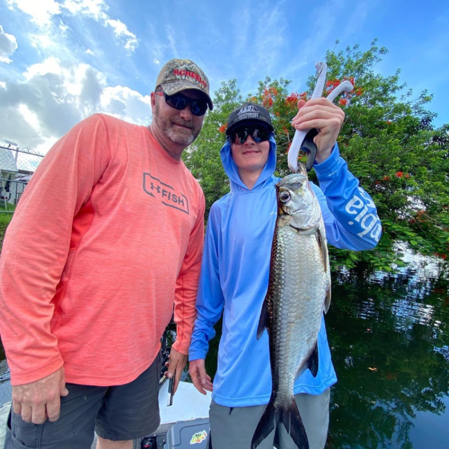 Tarpon fish caught in FL