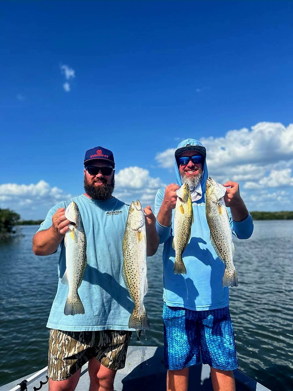 4 spotted weakfish caught during fishing trip in Crystal River