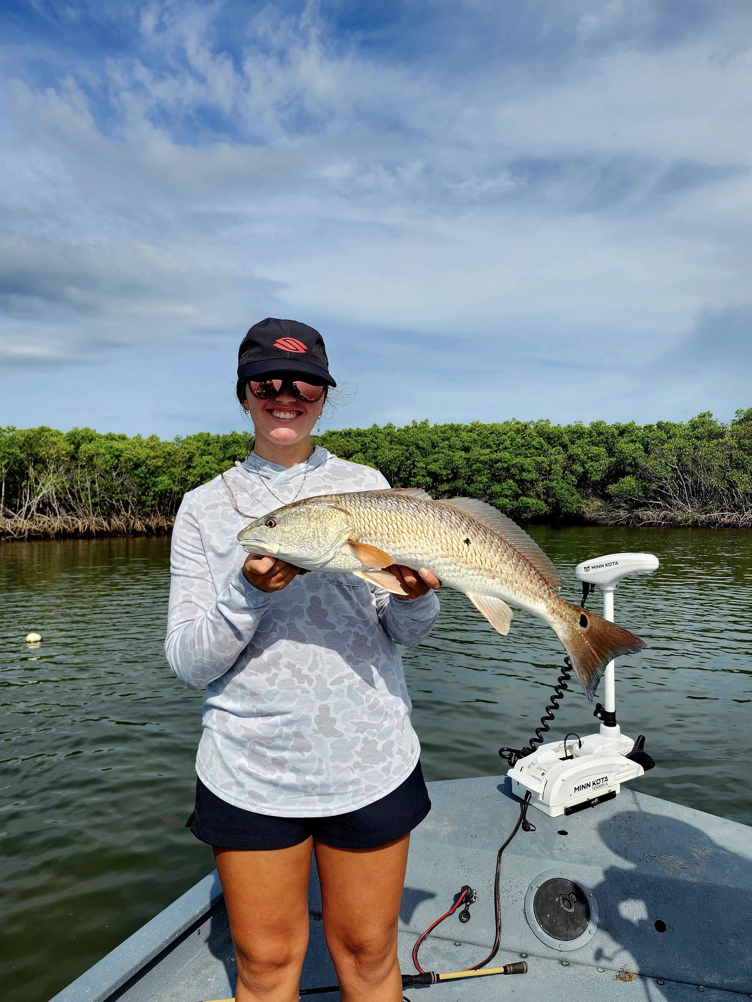 Redfish caught while fishing in Crystal River