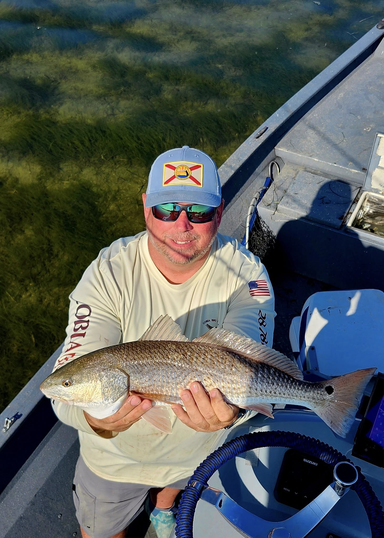 Redfish caught in Crystal River, Florida