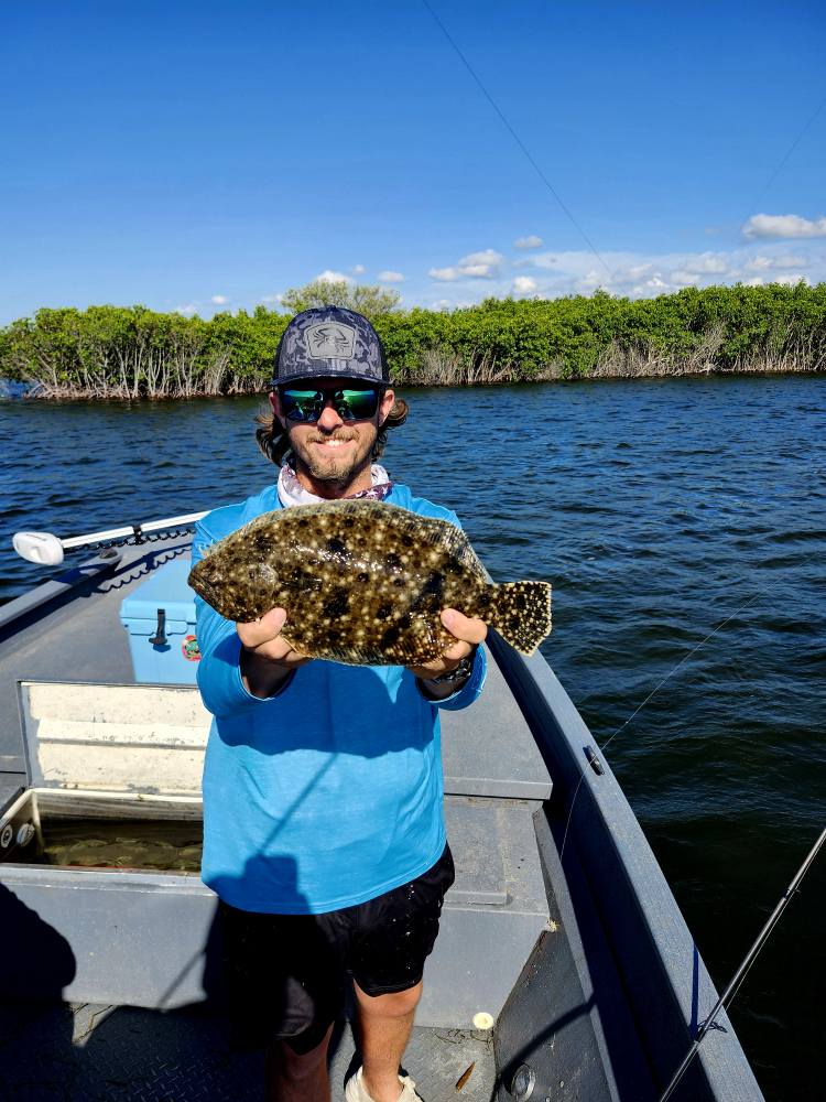 Summer Flounder catch while fishing in FL