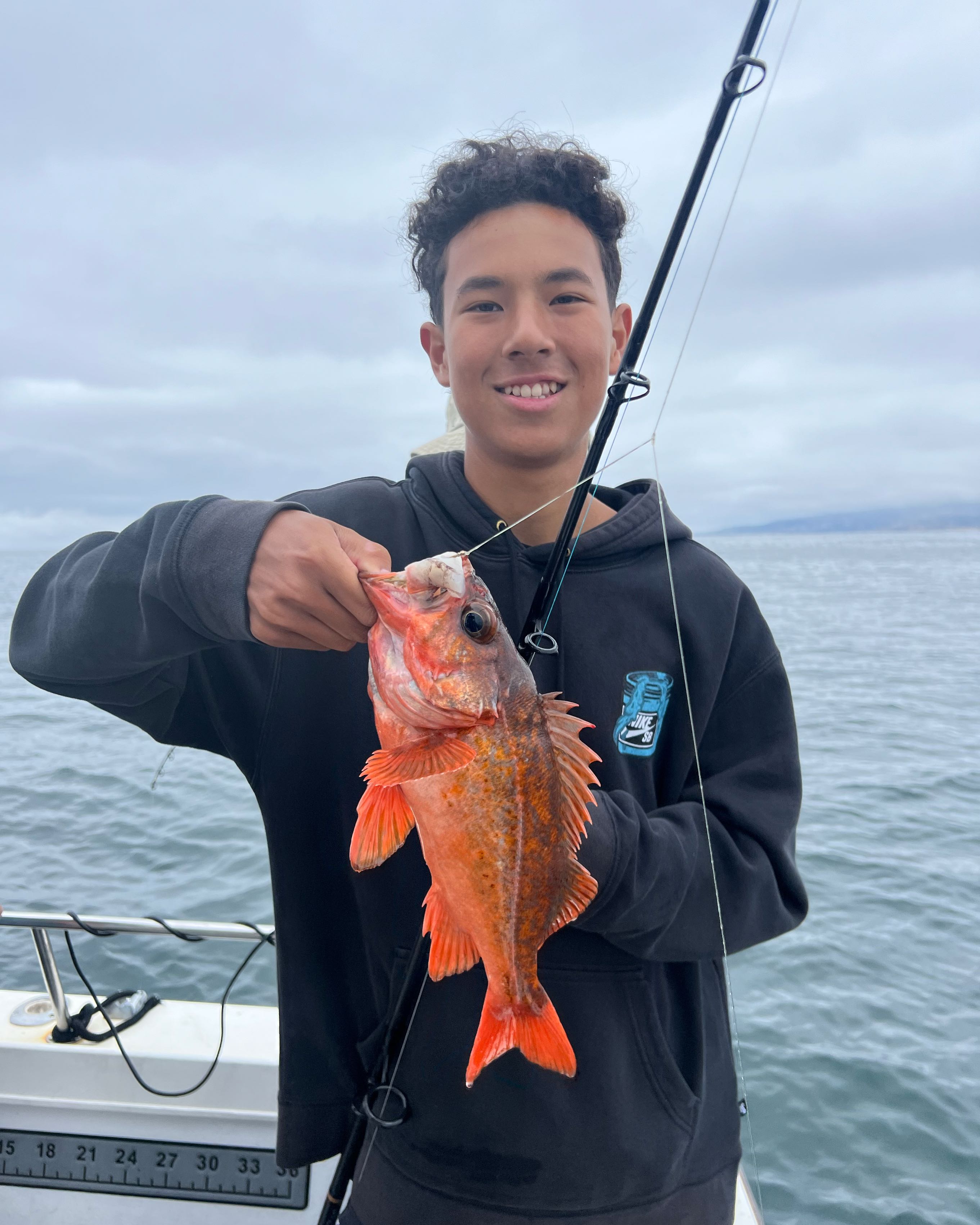 1 person fishing in CA