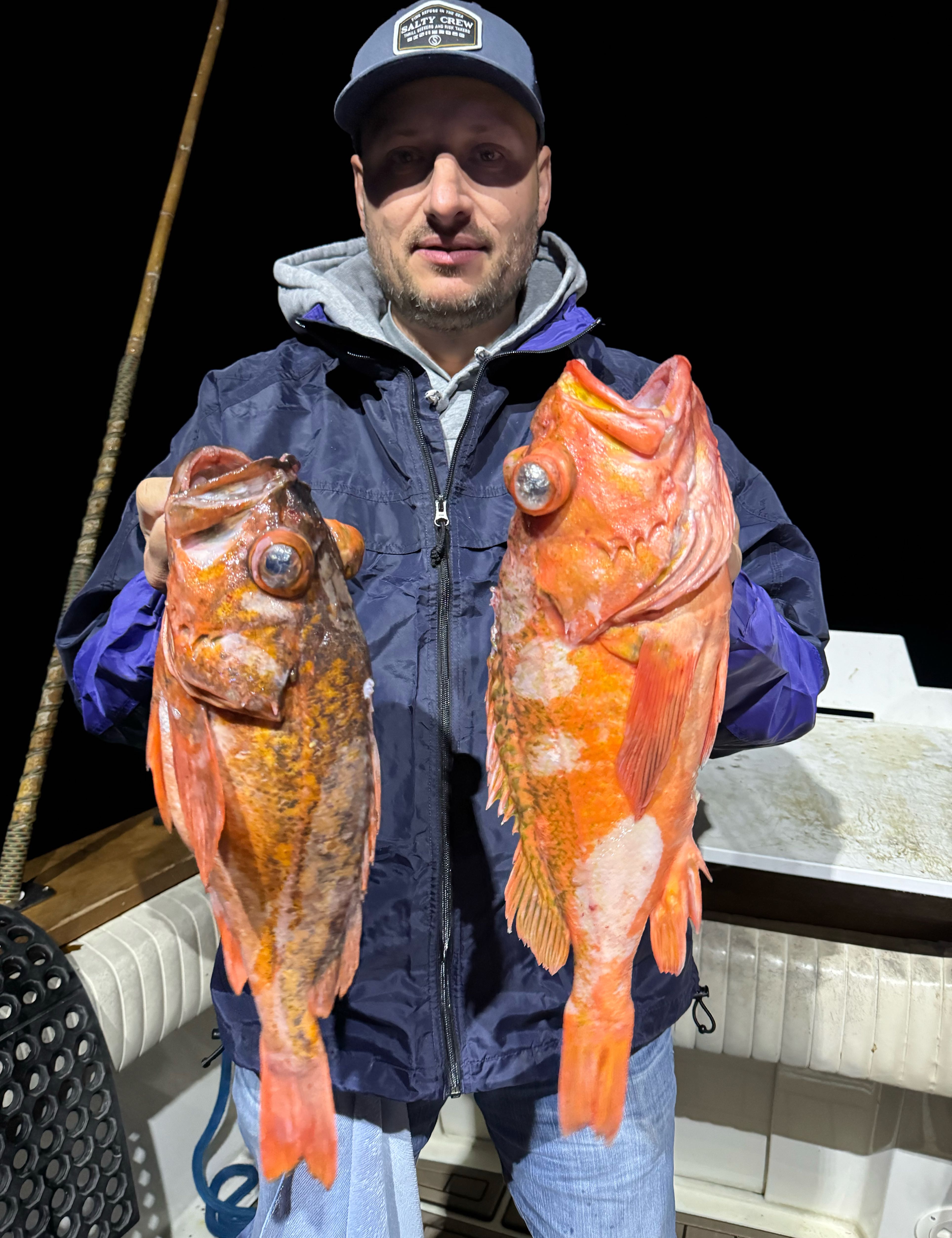 Two anglers fishing in San Pedro