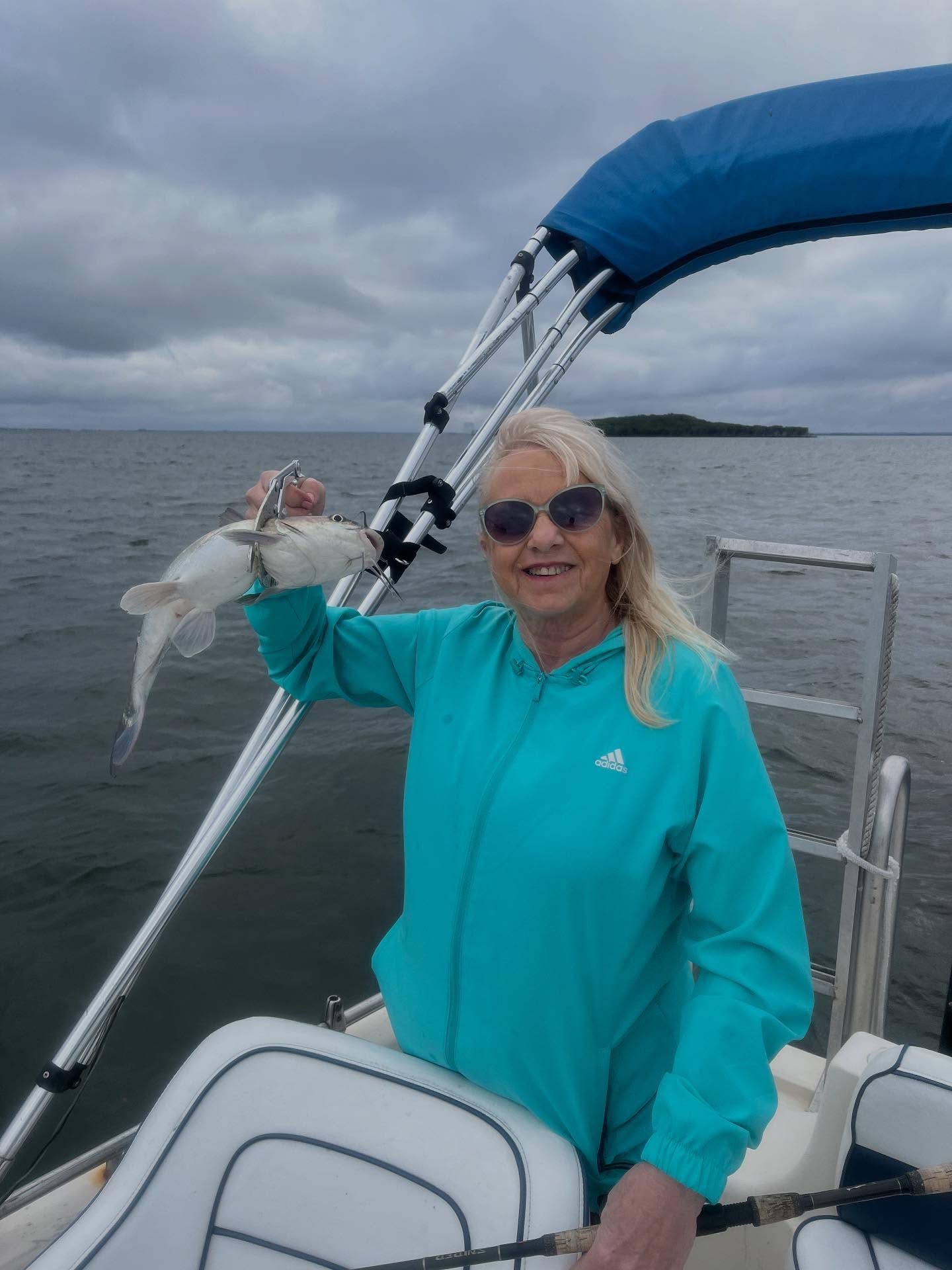 Hardhead Sea Catfish caught while fishing