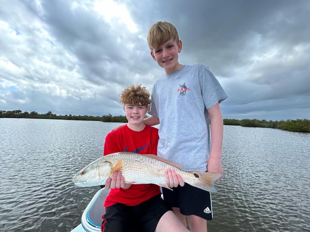 Redfish caught while fishing in FL