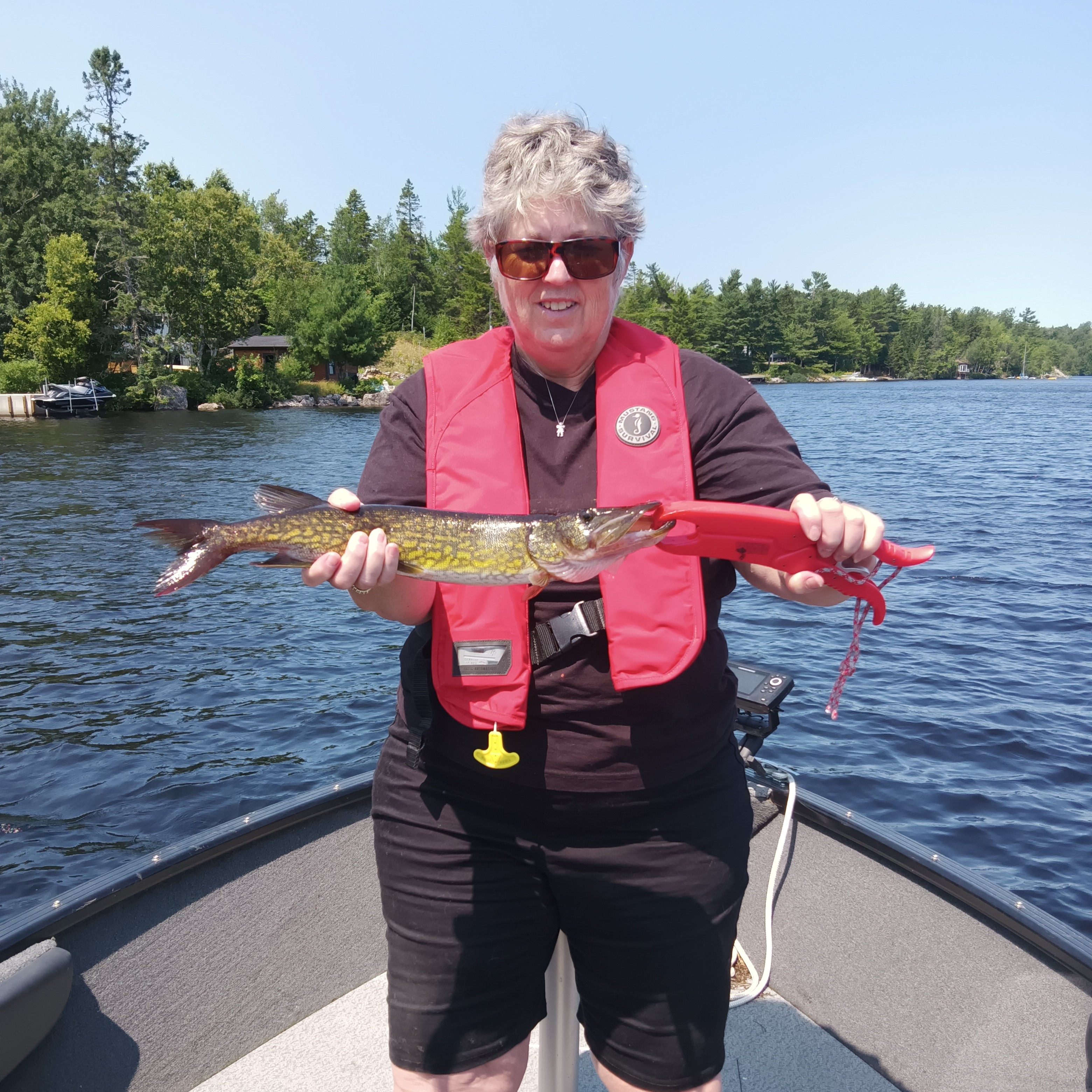 Nova Scotia guided fishing trip for brook trout and smallmouth bass on pristine lake waters