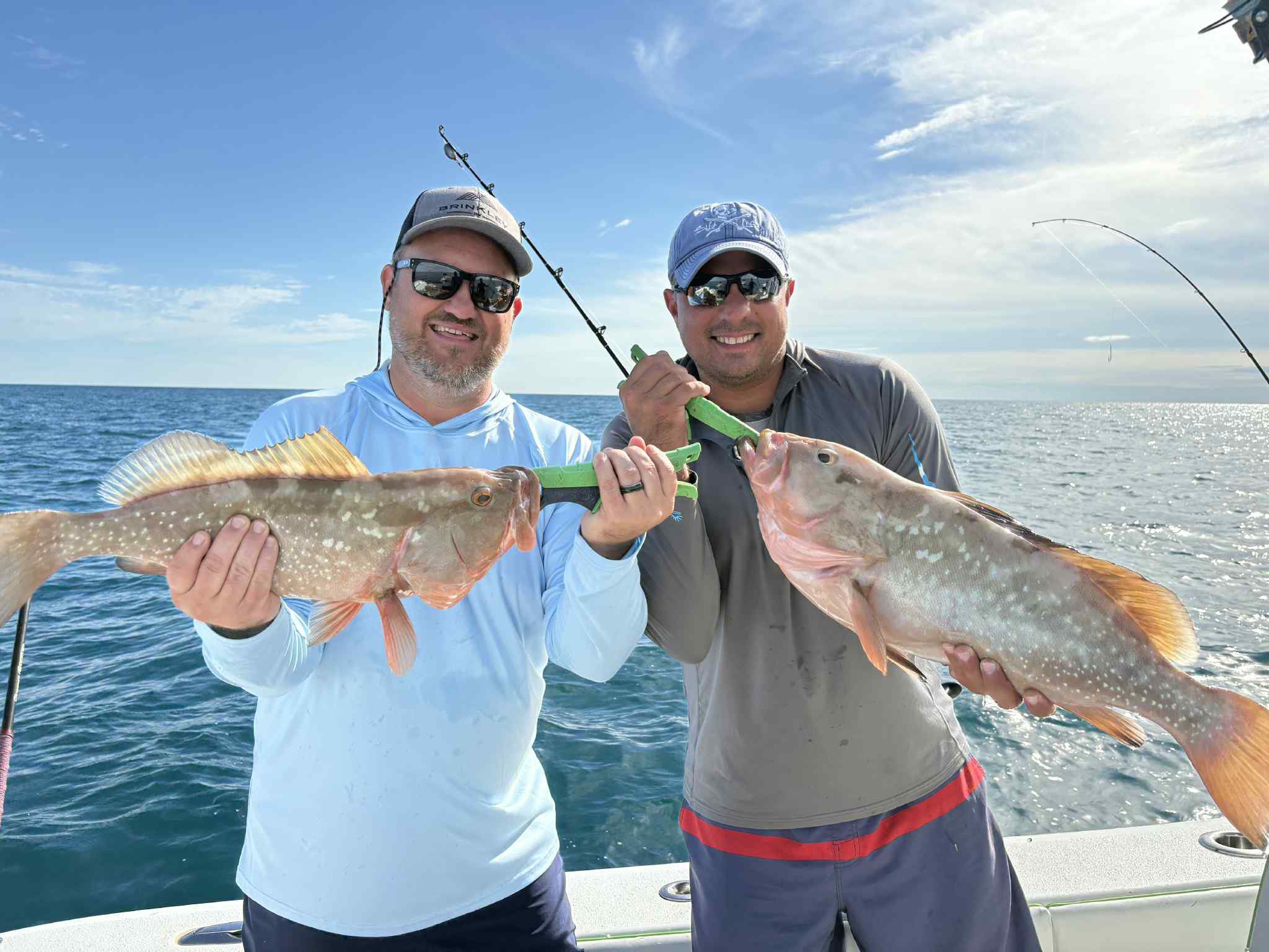 Treasure Island FL offshore fishing charter boat with Captain Frank, families catching snapper grouper