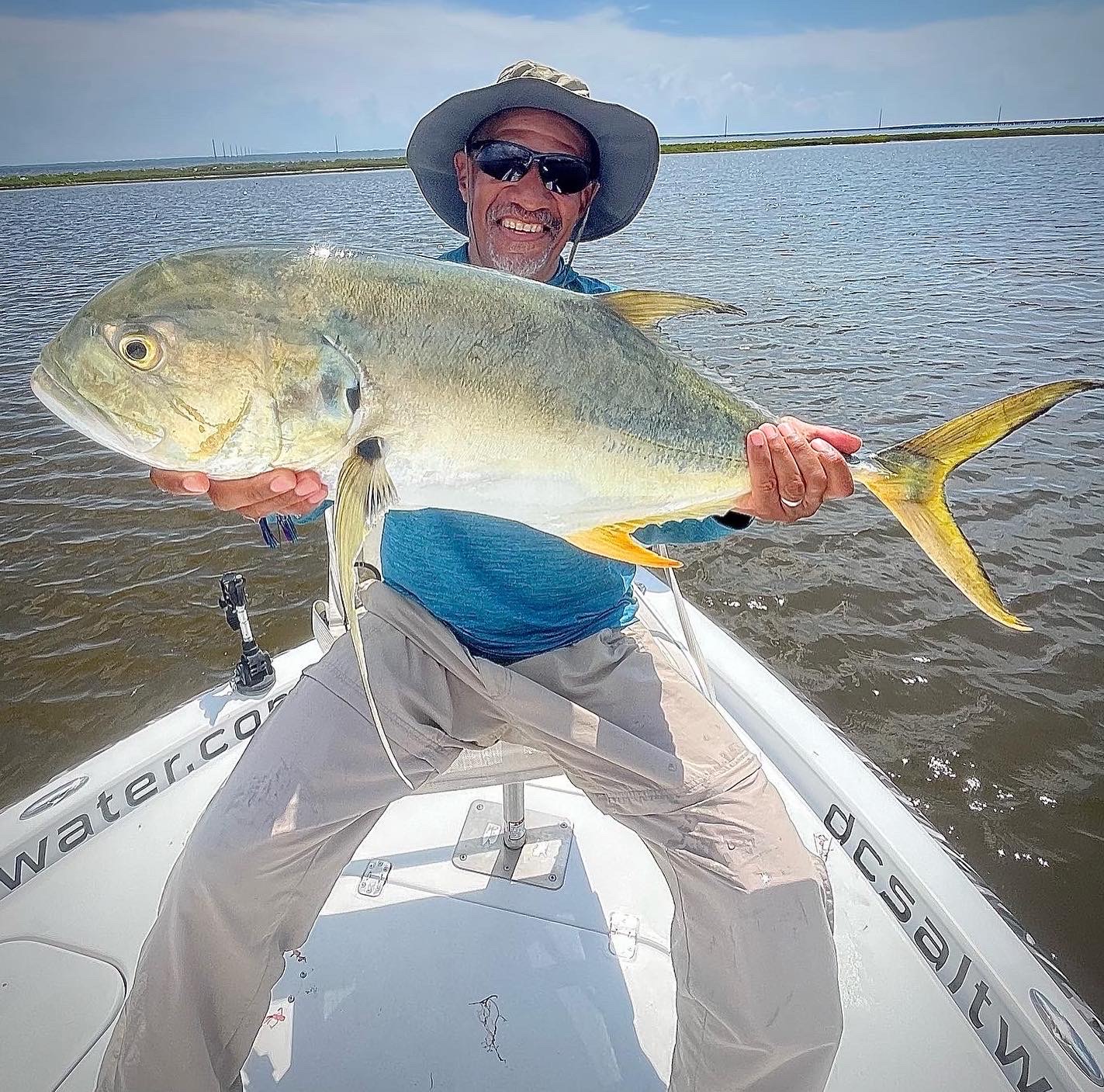 Angler enjoys fishing in Florida