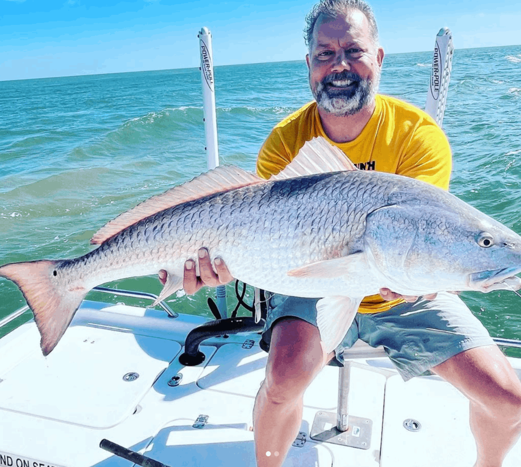 Redfish caught in FL while fishing