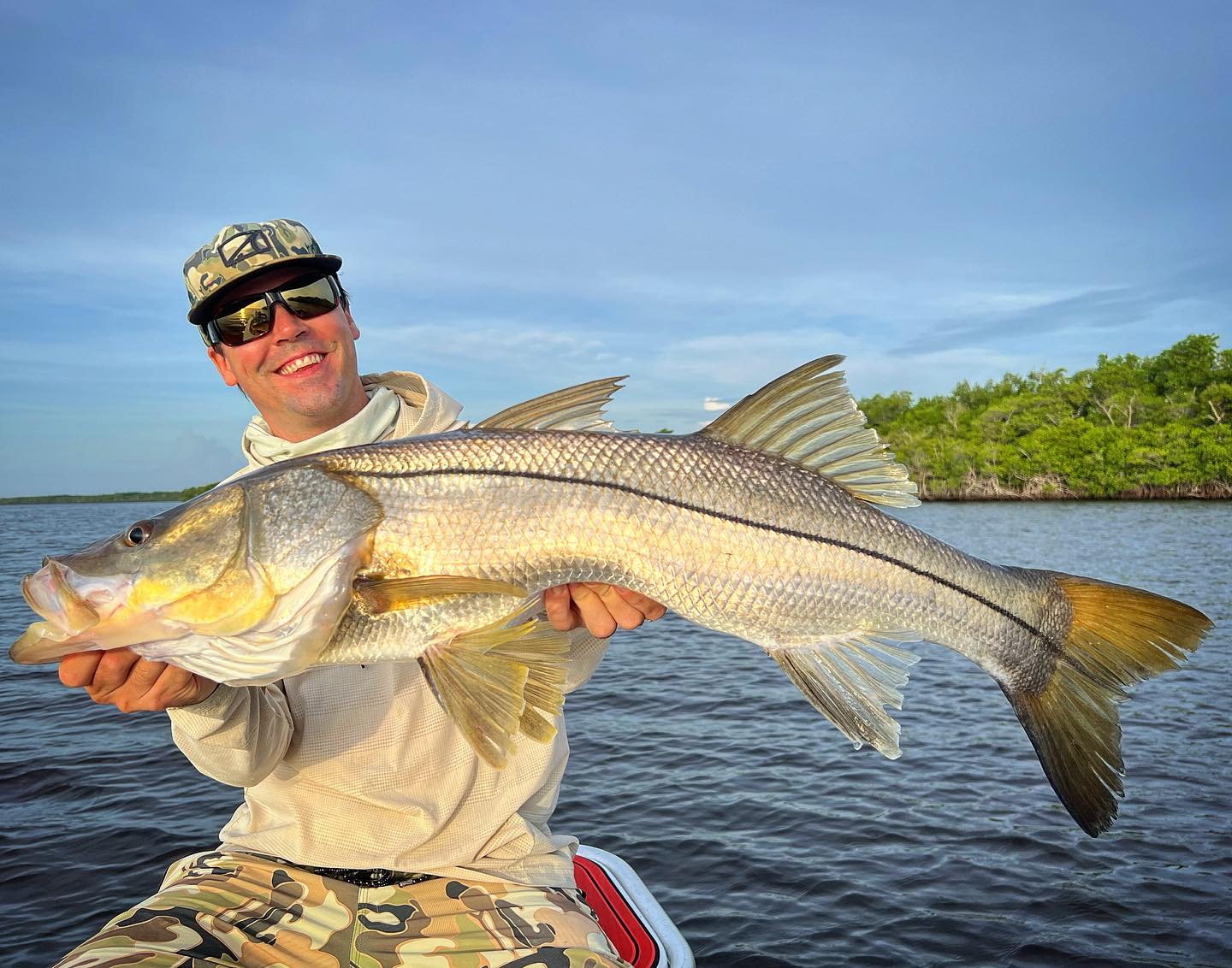 Snook fish caught while fishing in FL