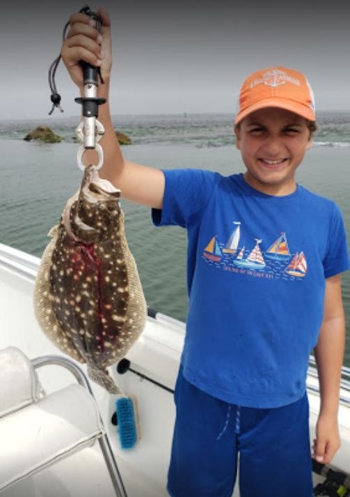 A Southern Flounder fishing catch in Florida