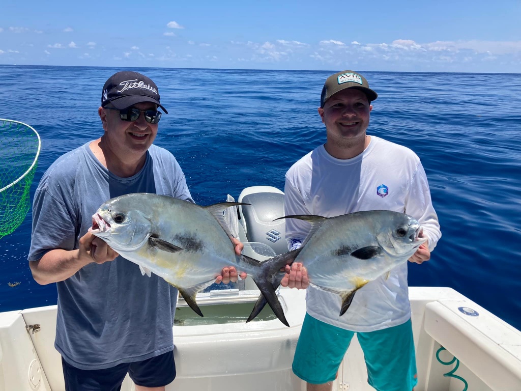 Two permit fish caught in Florida