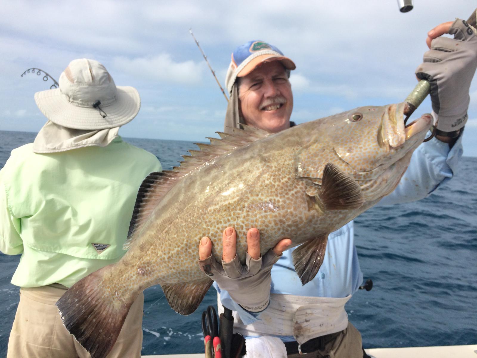 Angler with big fish caught in FL