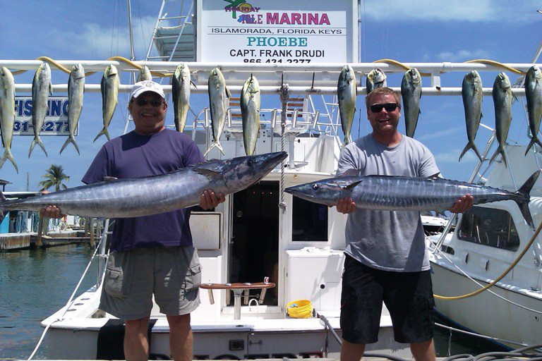 11 Wahoo fish caught on a fishing trip in FL