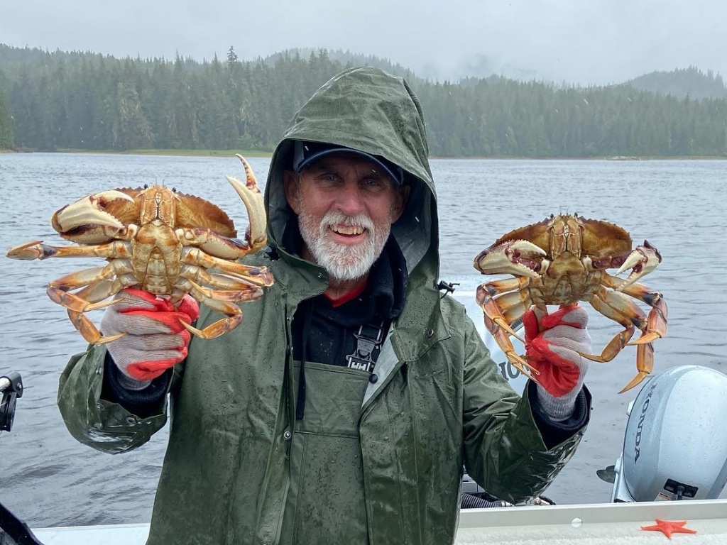 One person enjoying the beautiful scenery in Ketchikan