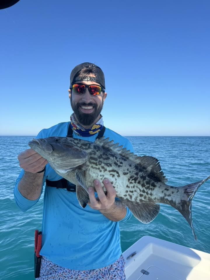 Gag grouper caught fishing in Sand Springs OK waters
