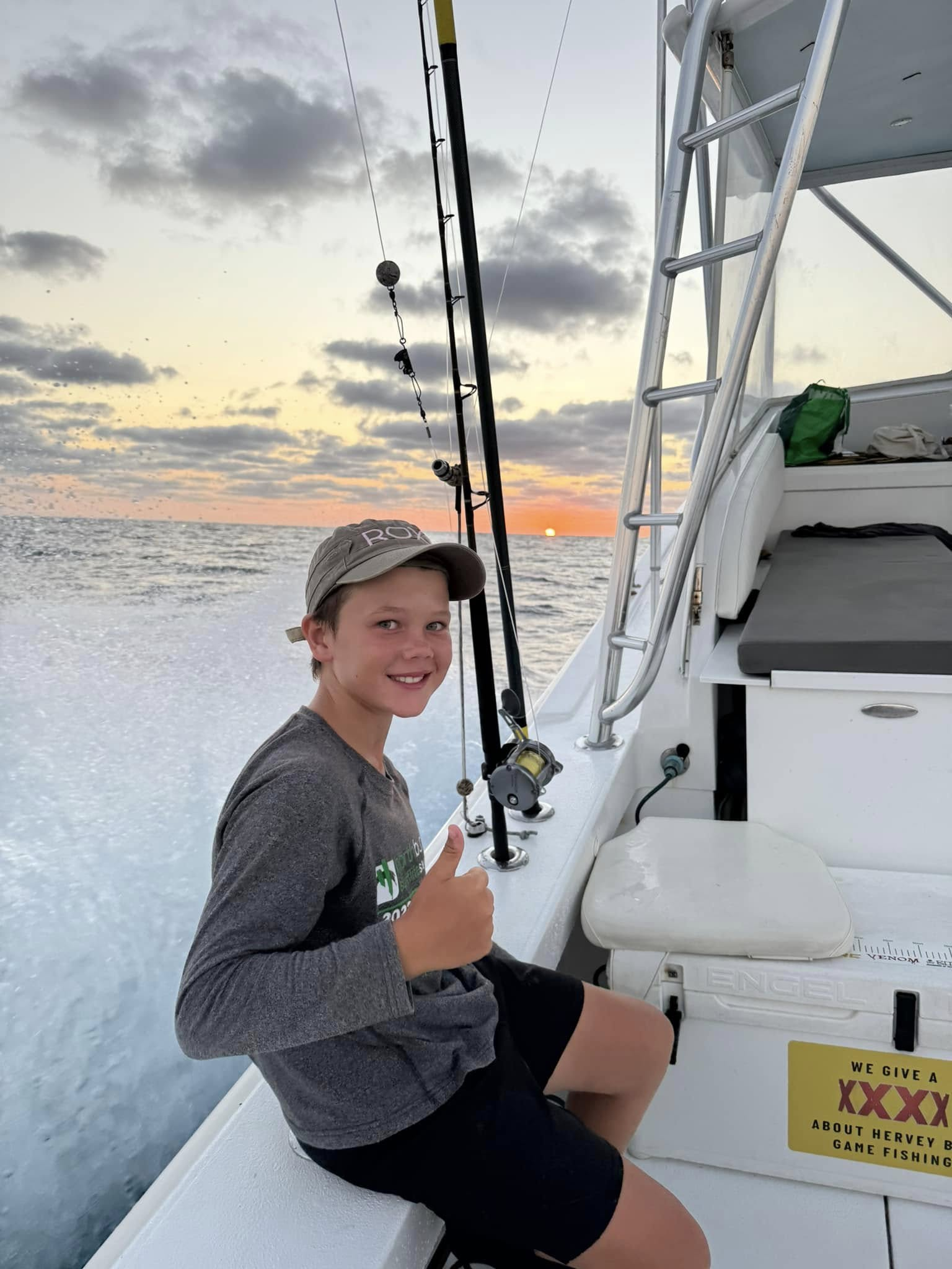 Angler fishing in the ocean at Ocean City