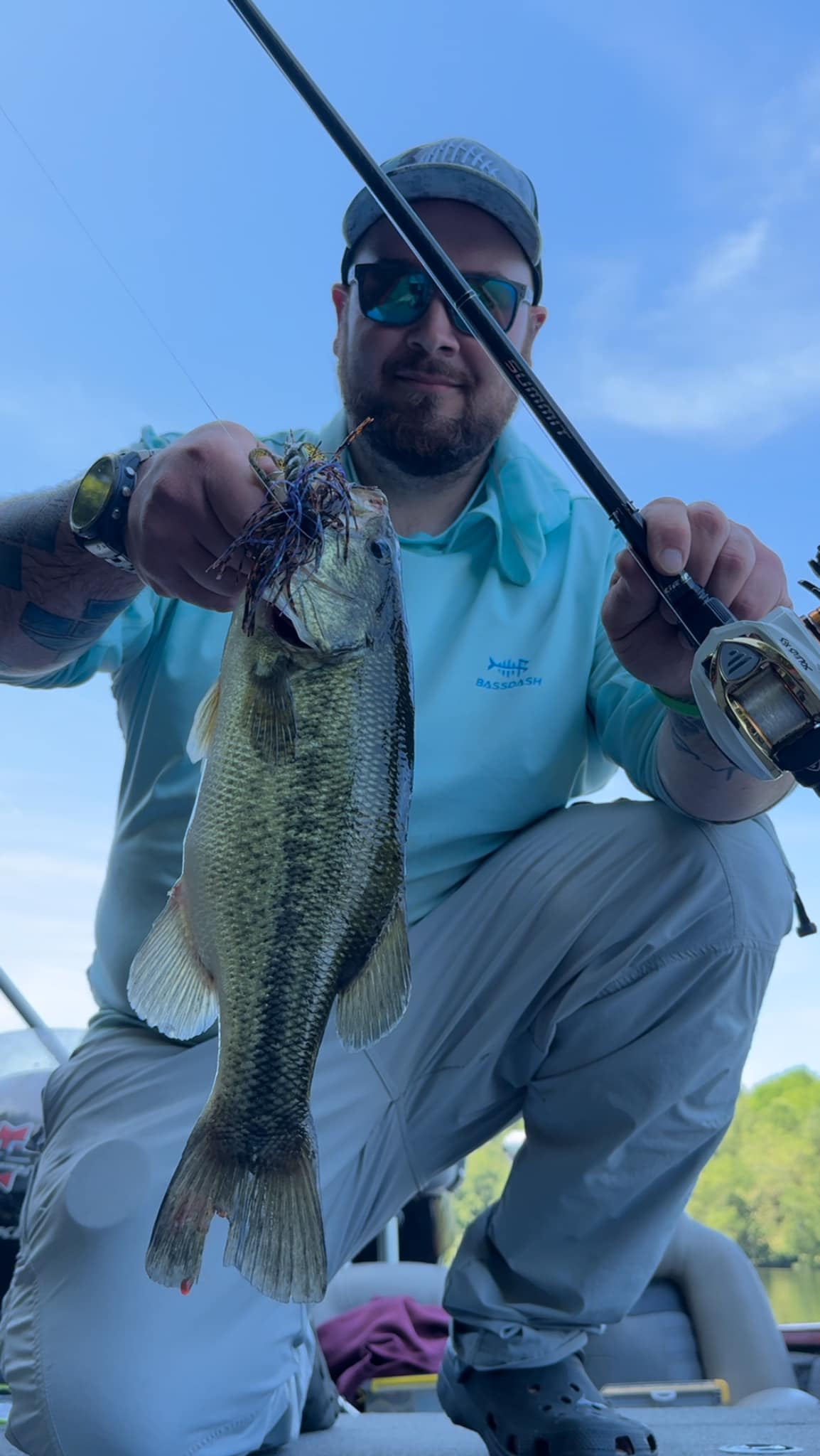 Angler with 20-inch fish caught in Oldmans Township