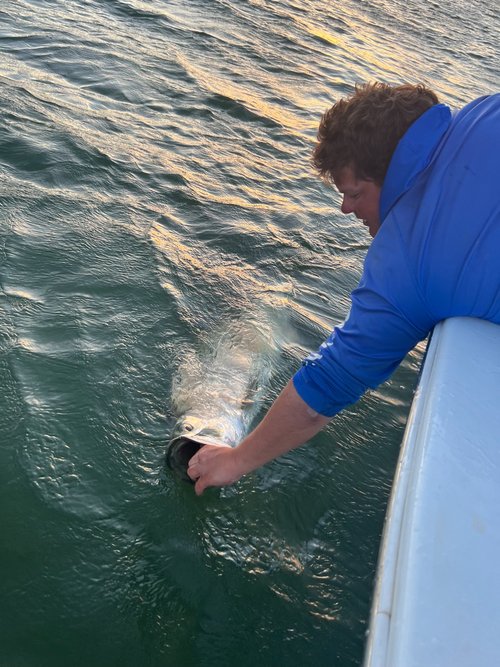 A person fishing in Florida