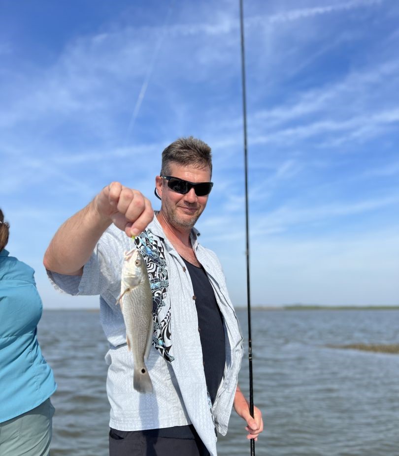 Redfish caught while fishing in Darien GA waters