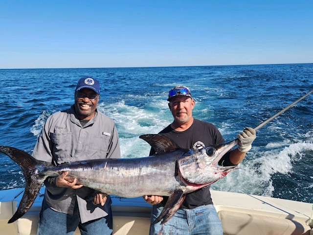 Anglers enjoying a fishing trip in Virginia Beach