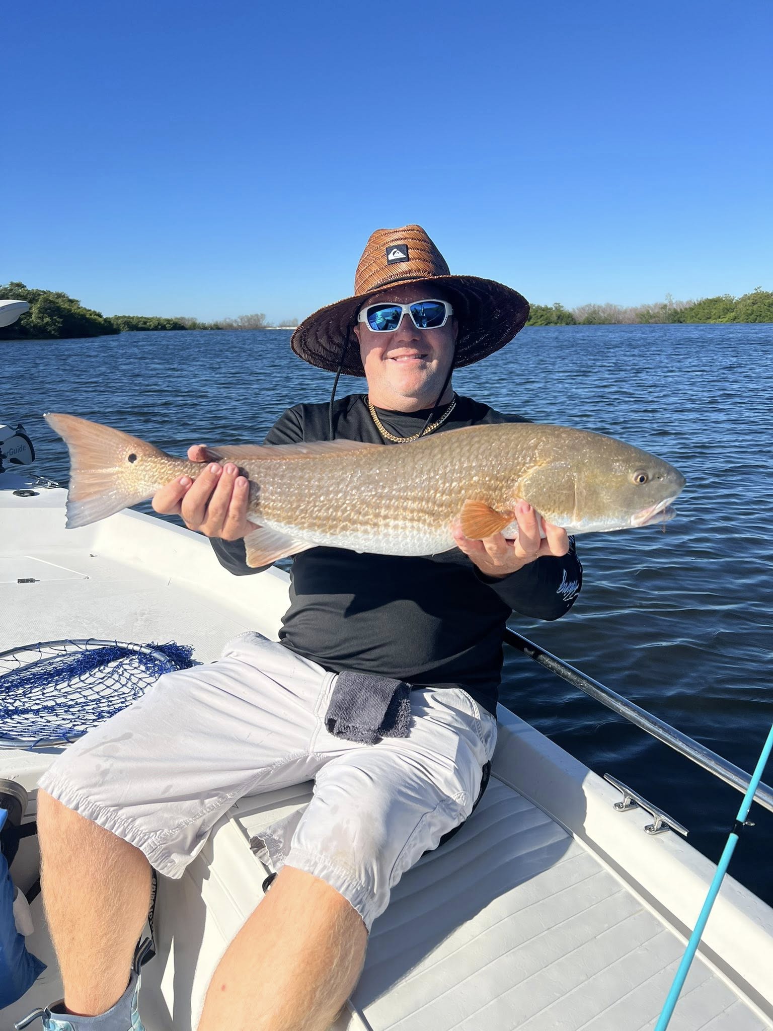Angler fishing in Tarpon Springs