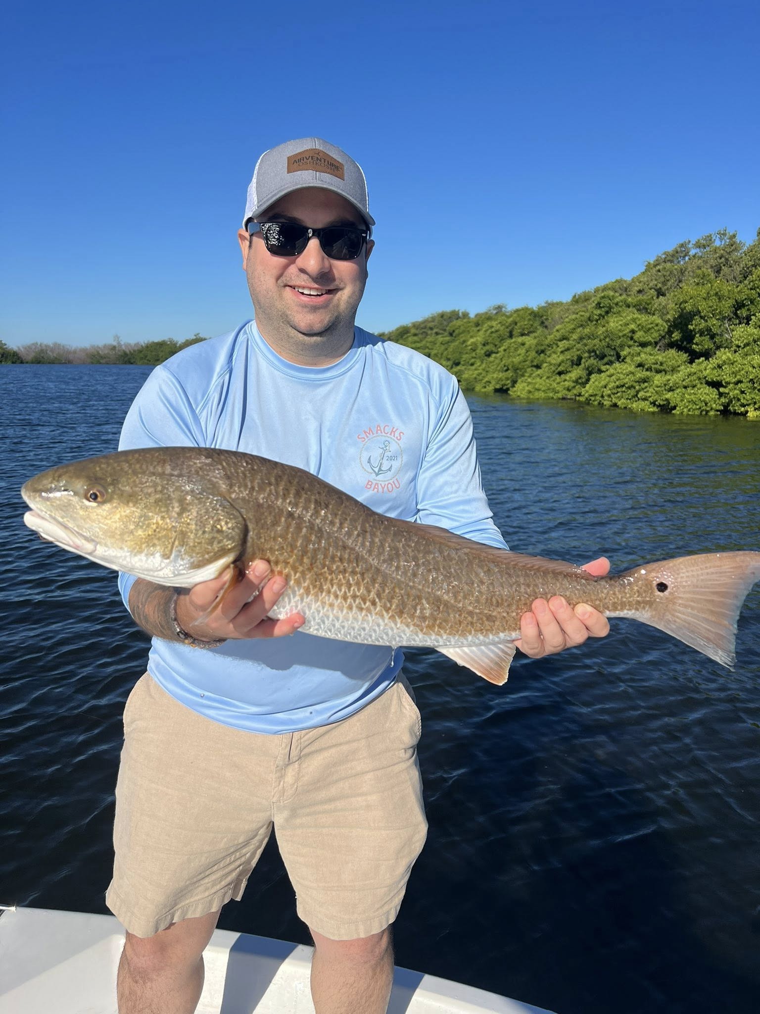 Redfish caught while fishing in Florida