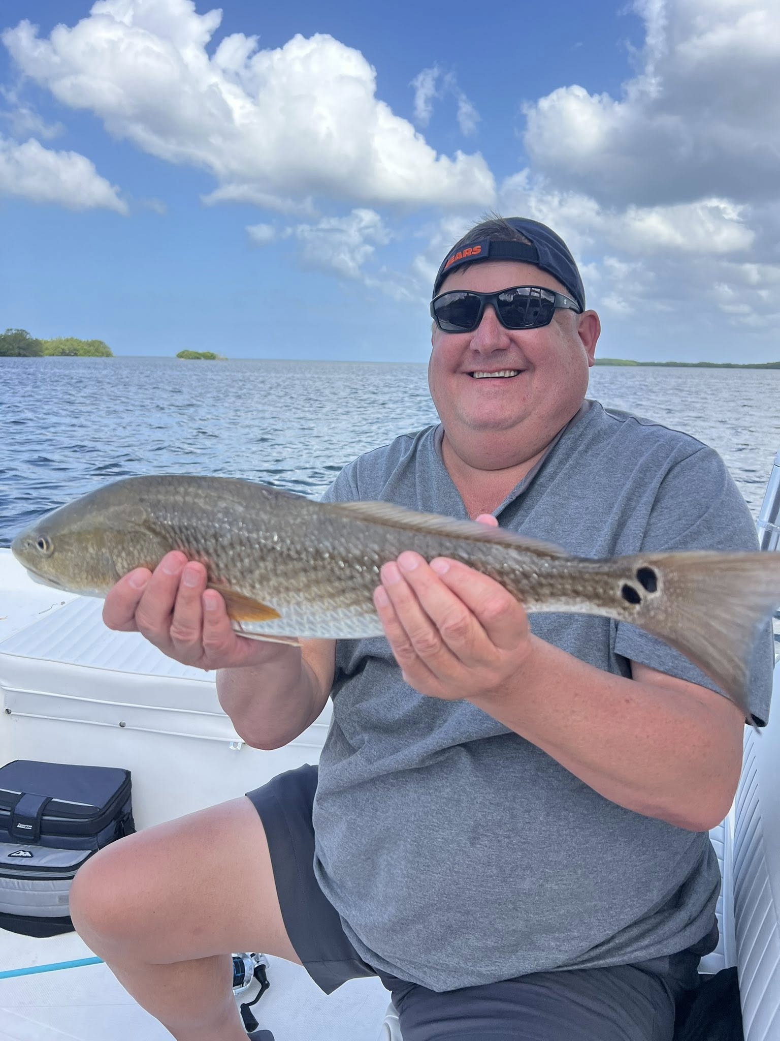 Redfish caught while fishing in Tarpon Springs