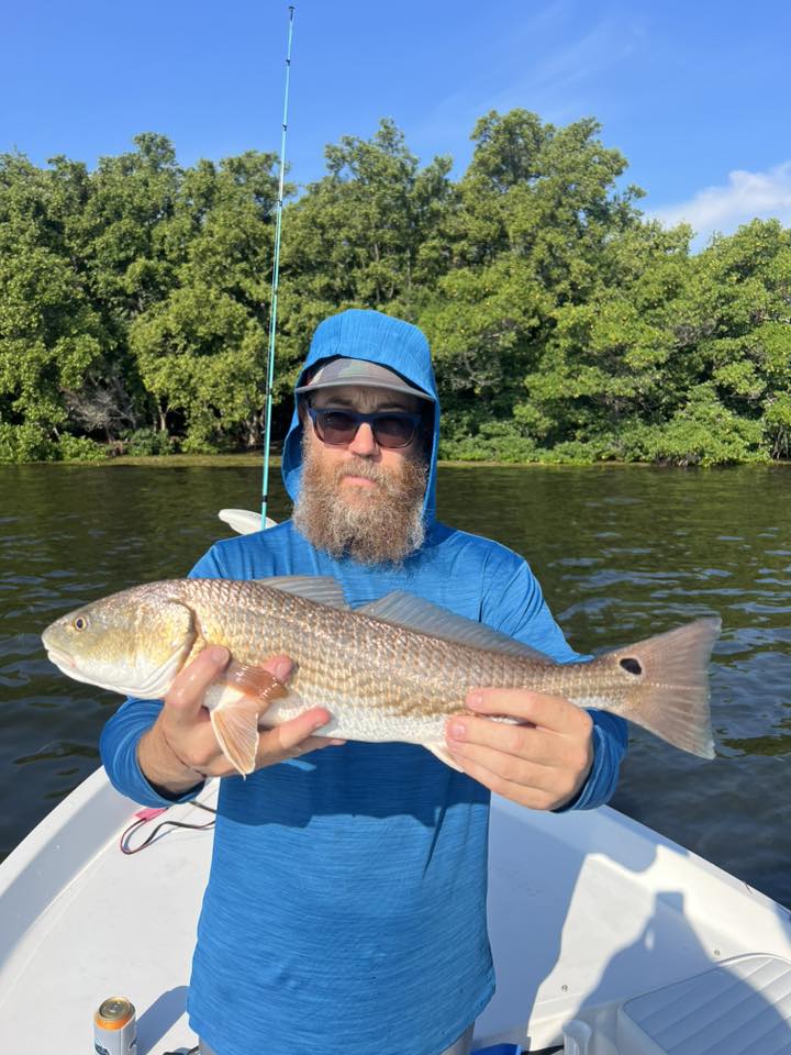 Redfish caught by angler in Tarpon Springs
