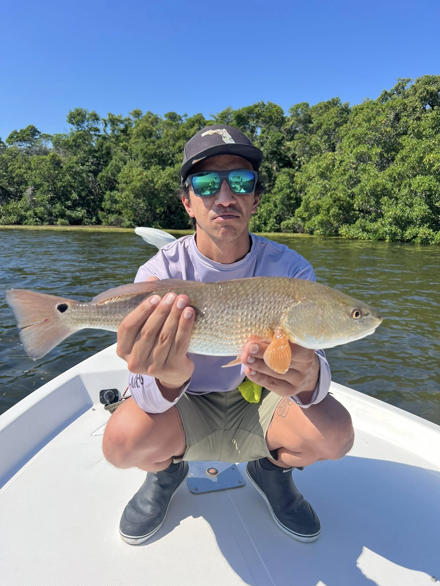 Redfish caught in Tarpon Springs, Florida