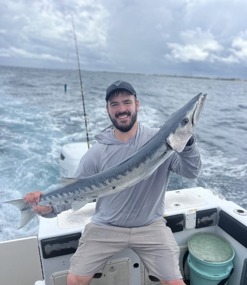 Great barracuda caught while fishing in Lantana FL waters