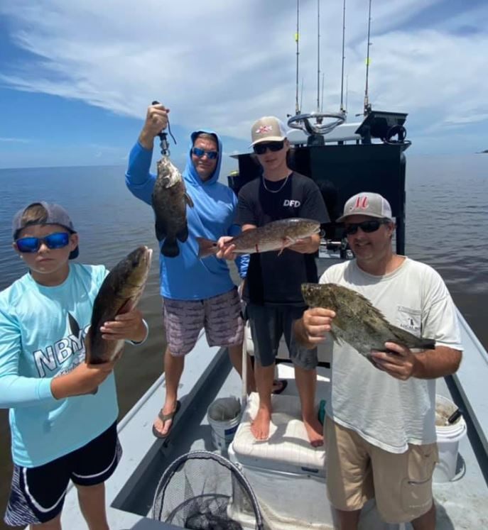 4 great big fish caught in FL