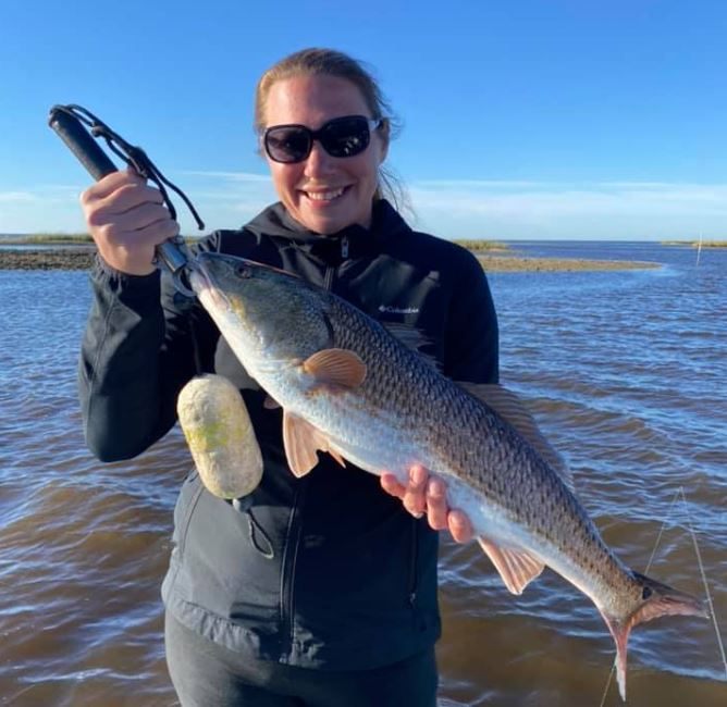 Lone angler fishing in Florida