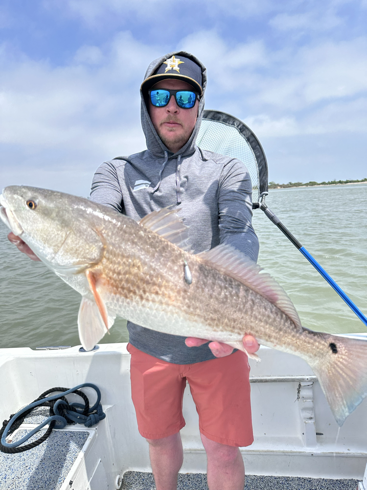 Redfish caught while fishing in TX