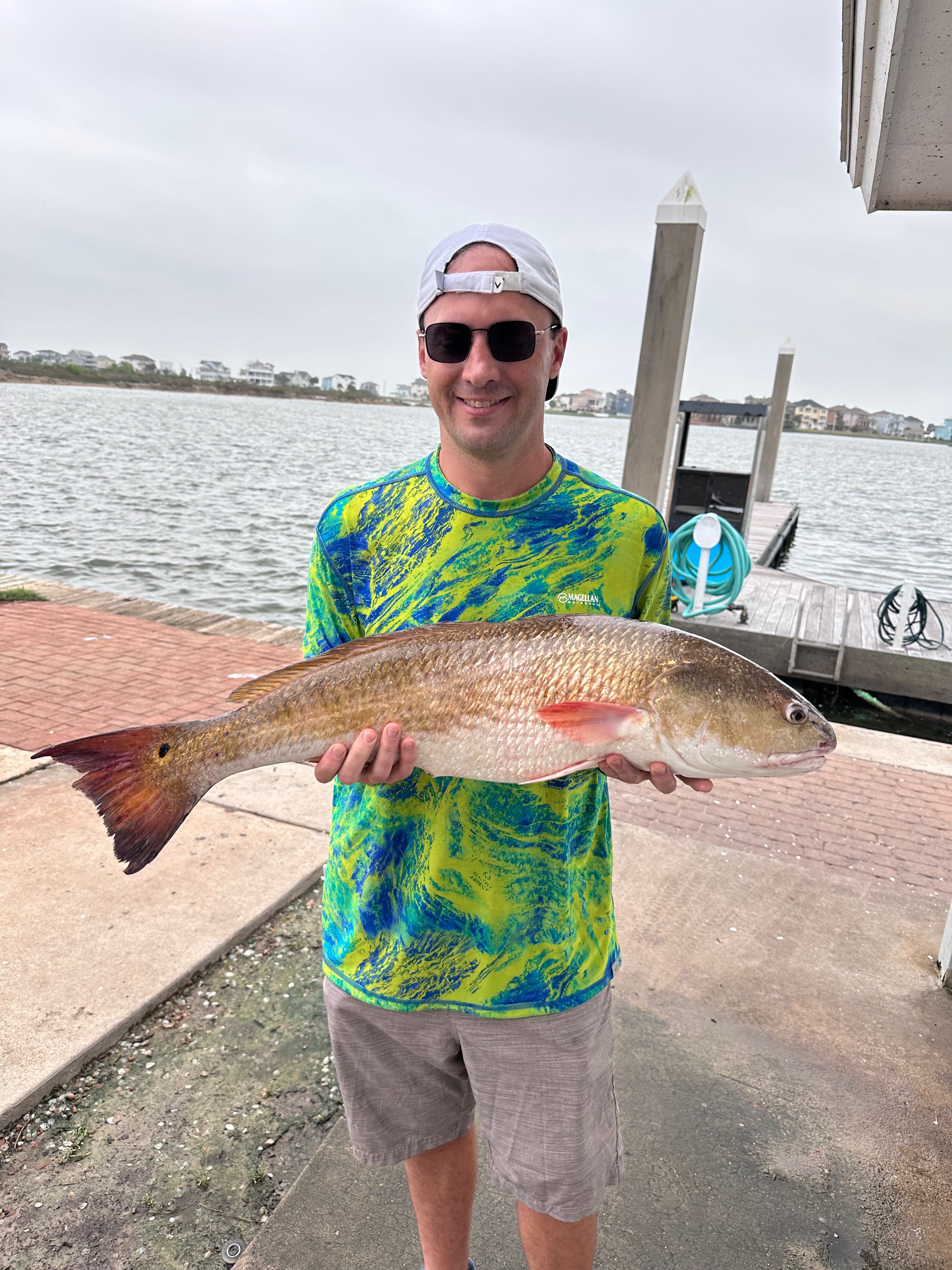 Redfish caught while fishing in TX