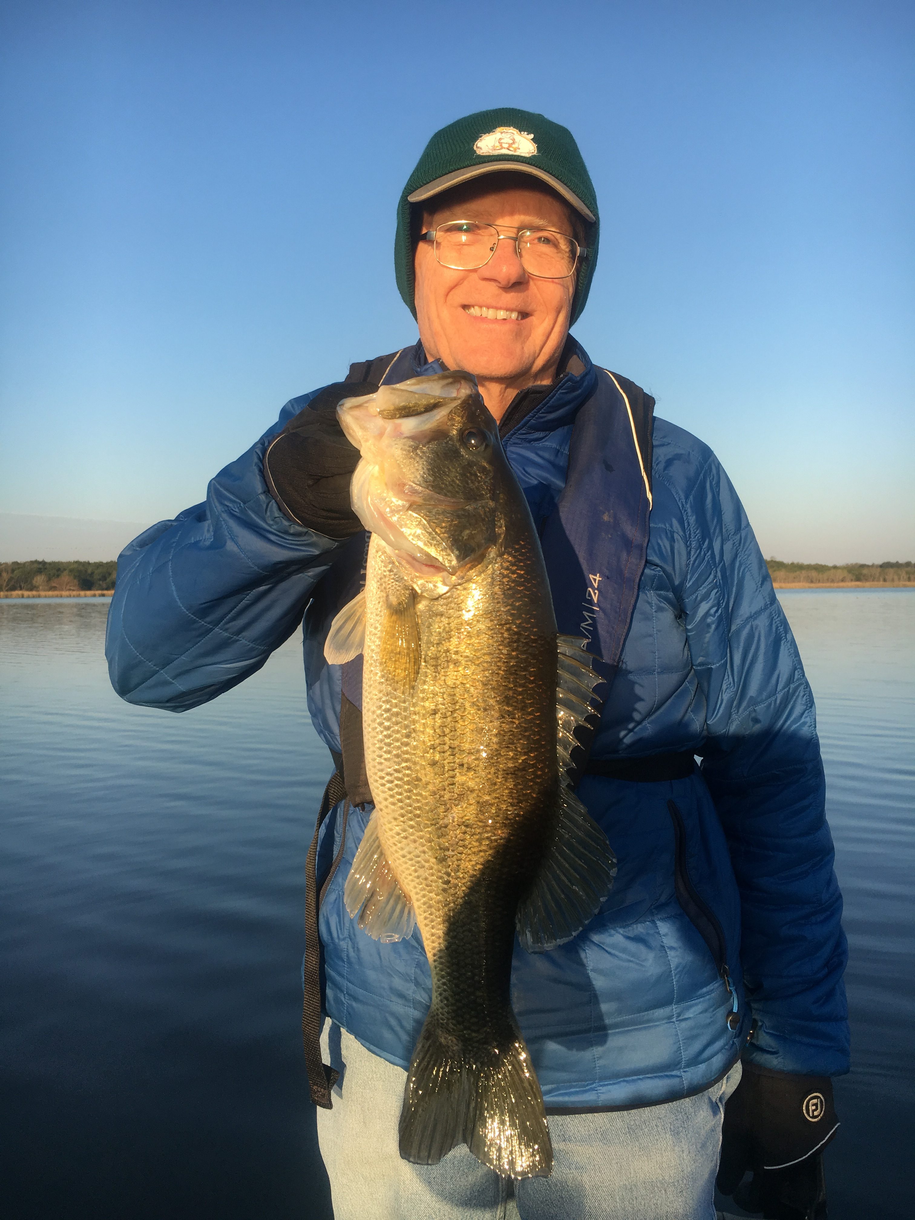 Angler with a catch in Austin, Texas