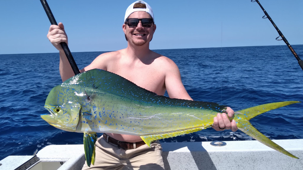 Angler with a big 28-inch fish in NC