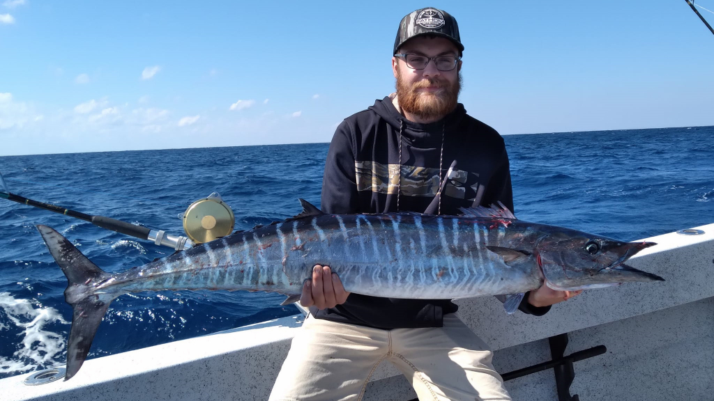 An angler with a 43-inch fish in North Carolina